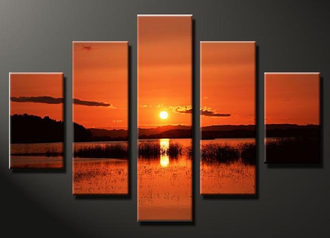 Dafen Oil Painting on canvas seascape painting -set646